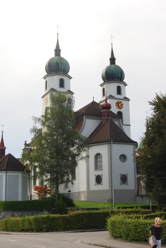 Catholic church of Eschenbach, canton of Lucerne, Switzerland