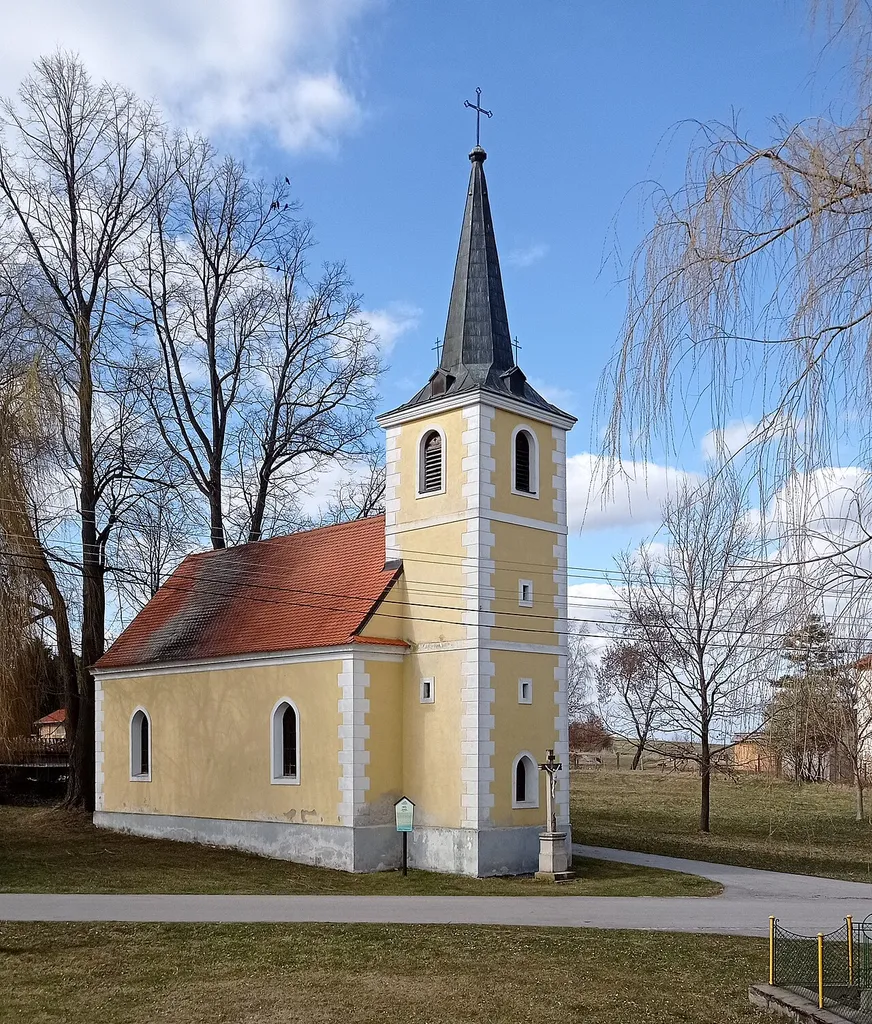 Church of the Holy Trinity in the village of Kondrač, České Budějovice District, South Bohemian Region, Czech Republic
