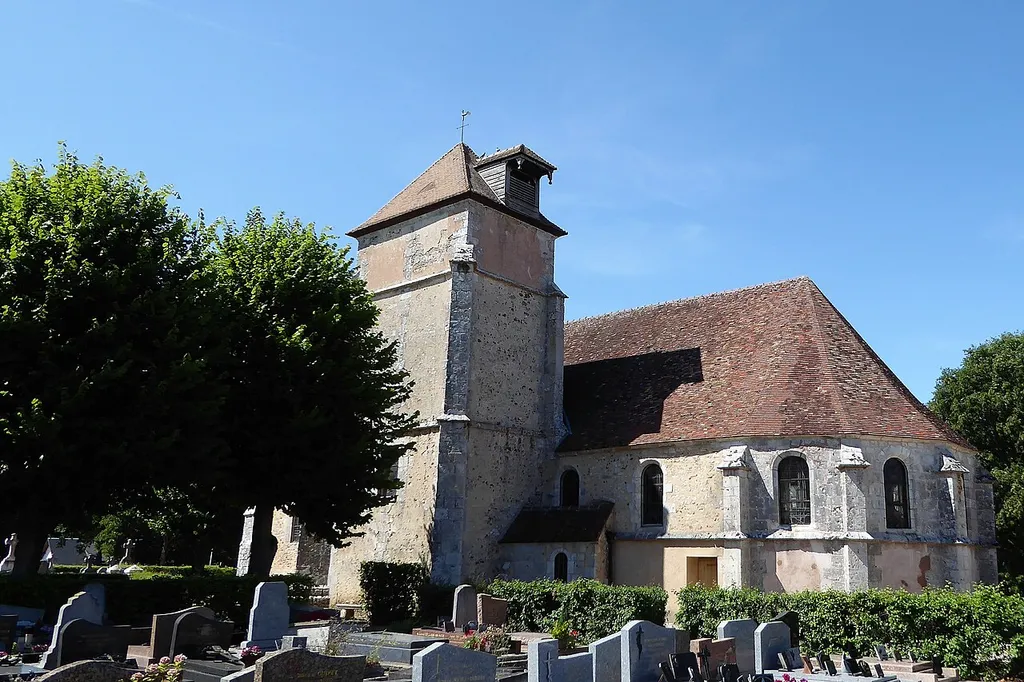 église Saint-Julien-de-Brioude, Le Coudray, Eure-et-Loir (France).