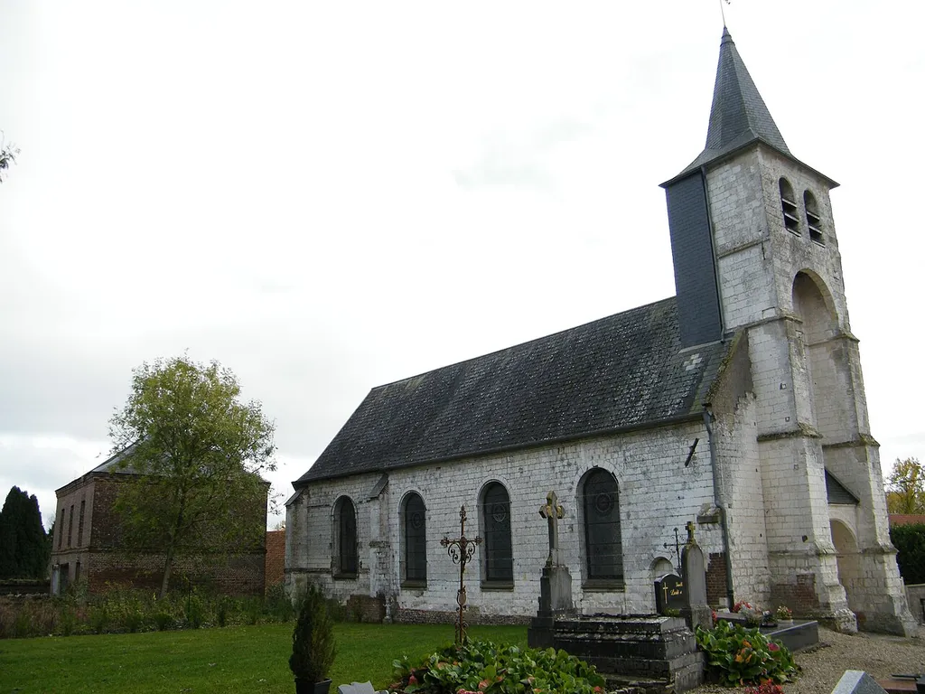 Maison-Roland, Somme, France, église Saint-Maurice.
