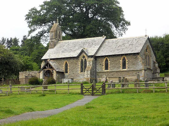 Photograph of Hopton Castle Church, Shropshire, England