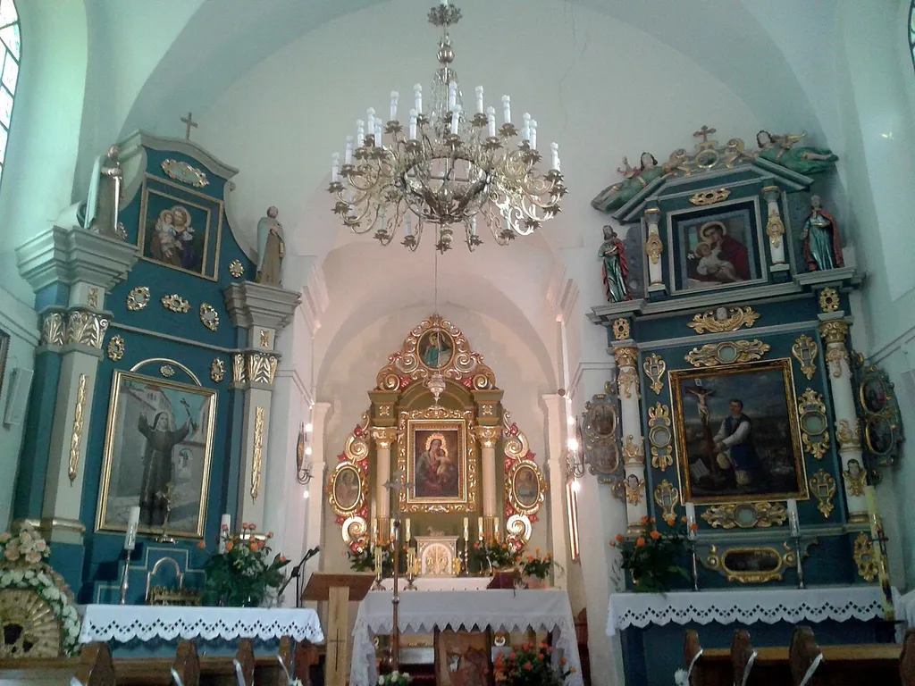 Siedlątków 1, kościół św. Marka, XVII, XIX