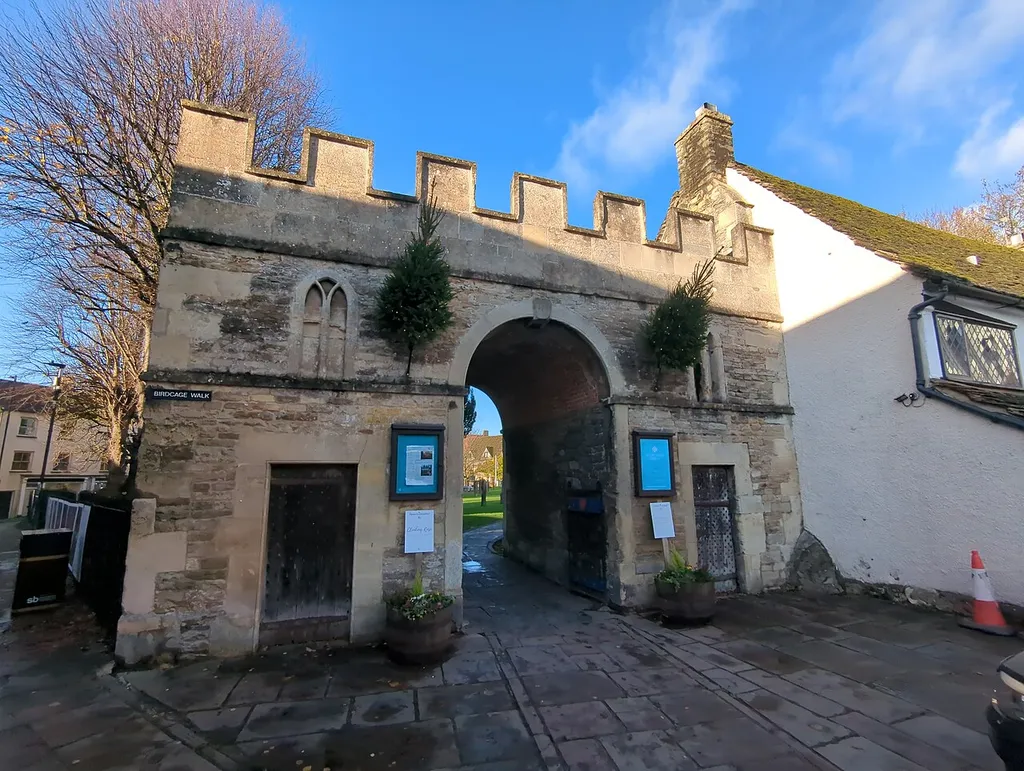 Gateway to Churchyard of St Mary and St Aldhelms Abbey Church
