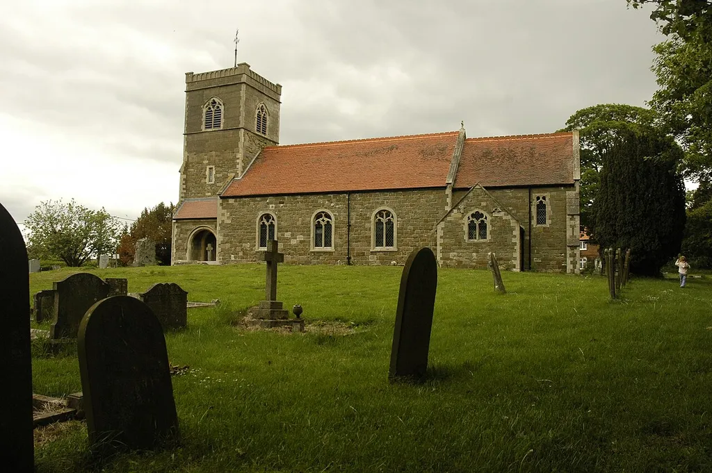 St Margaret's church and churchyard. Hemingby, Lincolnshire. 15 May, 2011