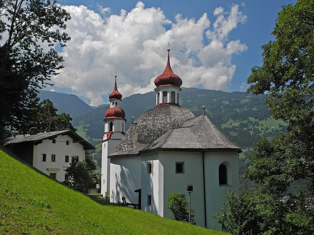 Wallfahrtskirche Maria Rast in Hainzenberg