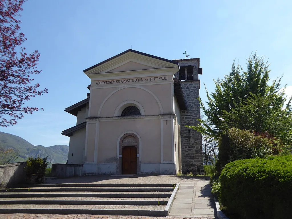 Cares (Comano Terme, Trentino, Italy), Saints Peter and Paul church