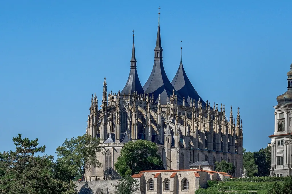 Church of Saint Barbara, North Facade, Kurna Hora