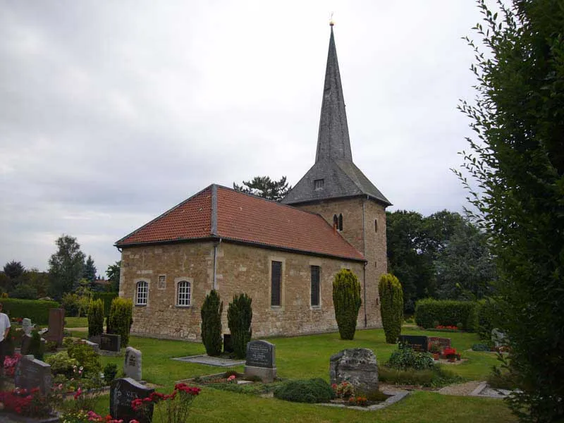 The Saint Nicholas church in Sonnenberg, municipality of Vechelde, in Lower Saxony, Germany.