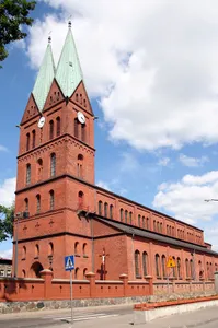 All Saints church in Brusy