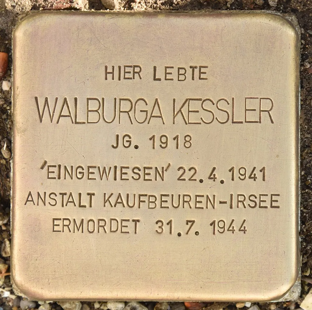 Stolperstein für Walburga Kessler