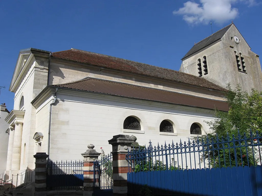 Église Sainte-Geneviève de Trilbardou. (Seine-et-Marne, région Île-de-France).
