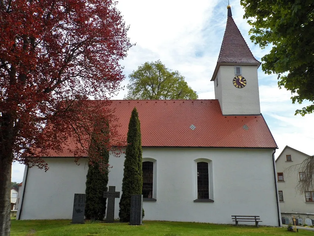 Evangelische Marienkirche in D72829 Engstingen-Kohlstetten, heutige Form von 1787