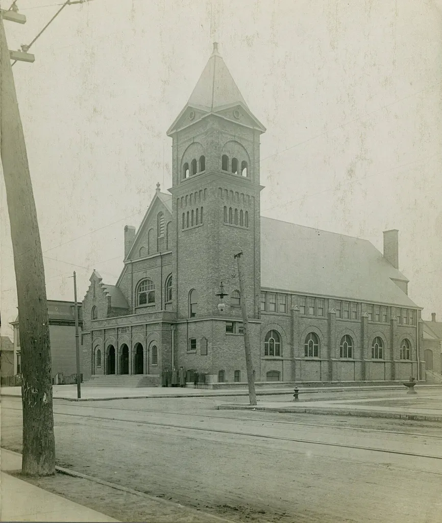 " Dutch Church, W. Pullman, So. Michigan, E. 107th St."--Photograph verso.