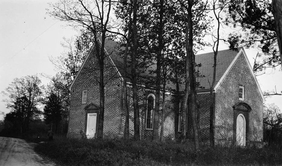 Old St. John's Church, State Route 30 vicinity, West Point vicinity (King William County, Virginia) cropped This file comes from the Historic American Buildings Survey (HABS), Historic American Engineering Record (HAER) or Historic American Landscapes Survey (HALS). These are programs of the National Park Service established for the purpose of documenting historic places. Records consist of measured drawings, archival photographs, and written reports. When reusing please credit: Library of Congress, Prints &amp; Photographs Division, VA,51-WESPO.V,1-1 This tag does not indicate the copyright status of the attached work. A normal copyright tag is still required. See Commons:Licensing. Public domainPublic domainfalsefalse This image or media file contains material based on a work of a National Park Service employee, created as part of that person's official duties. As a work of the U.S. federal government, such work is in the public domain in the United States. See the NPS website and NPS copyright policy for more information.