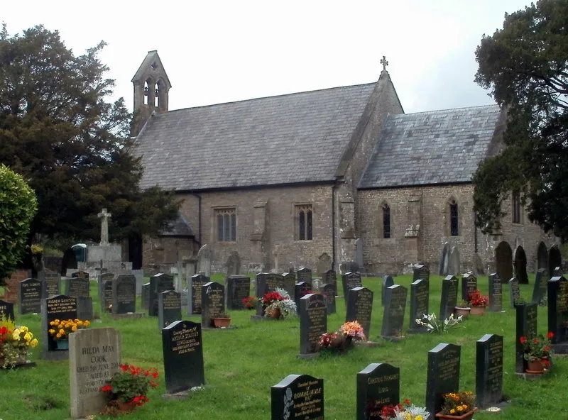 St Peter's Church and churchyard, Goetre