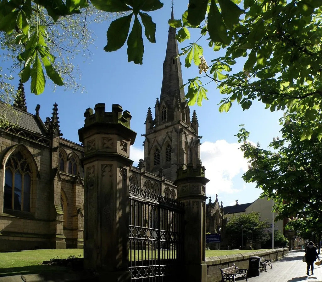 St John the Evangelist Minster Church in Preston, Lancashire, England.