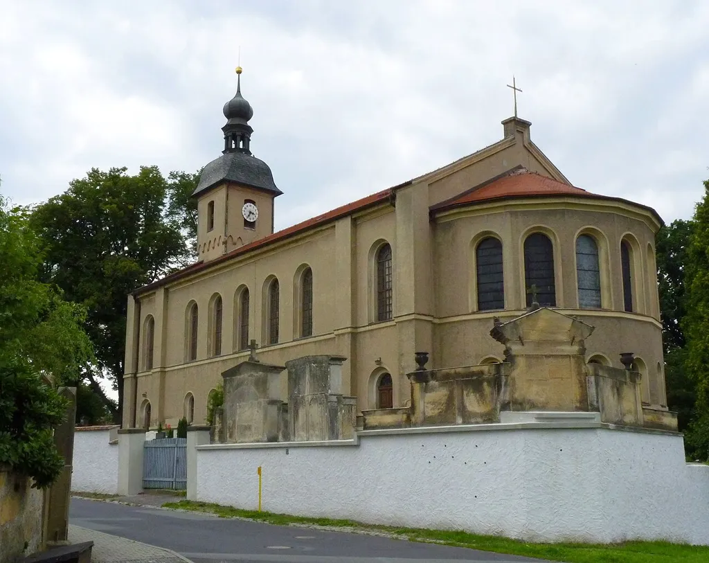Die Johanniskirche in Schlegel, Zittau.
