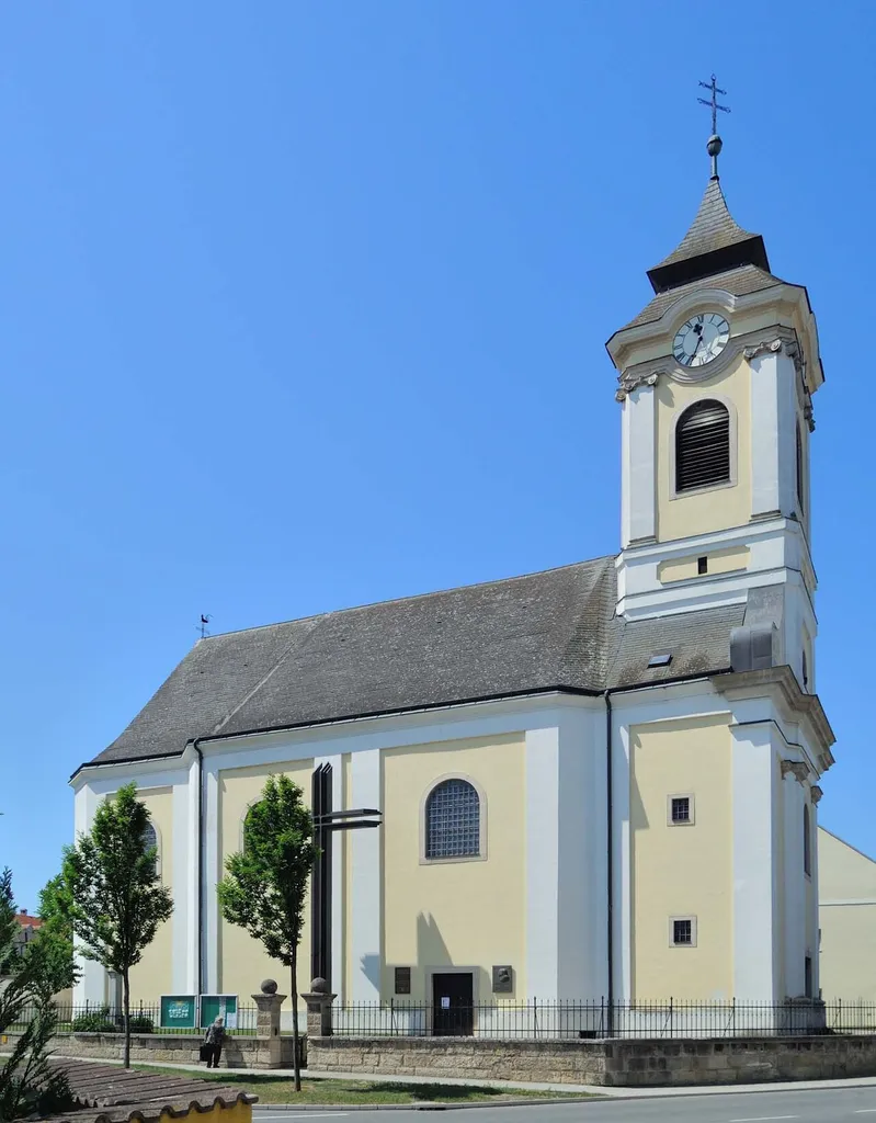 Church in Trausdorf an der Wulka, Burgenland, Austria