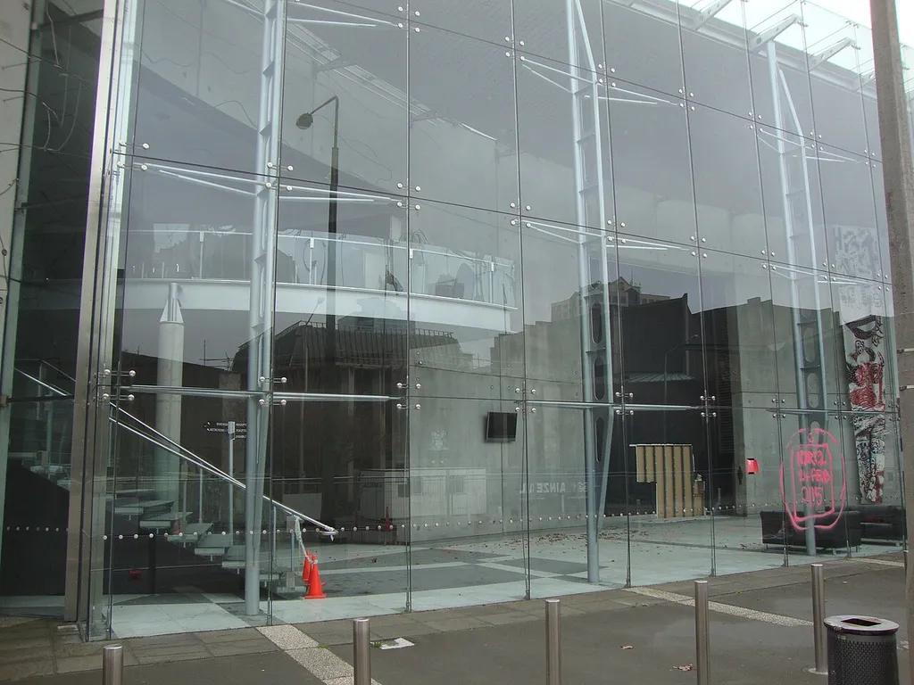 Kilmore Street frontage of Christchurch Convention Centre.