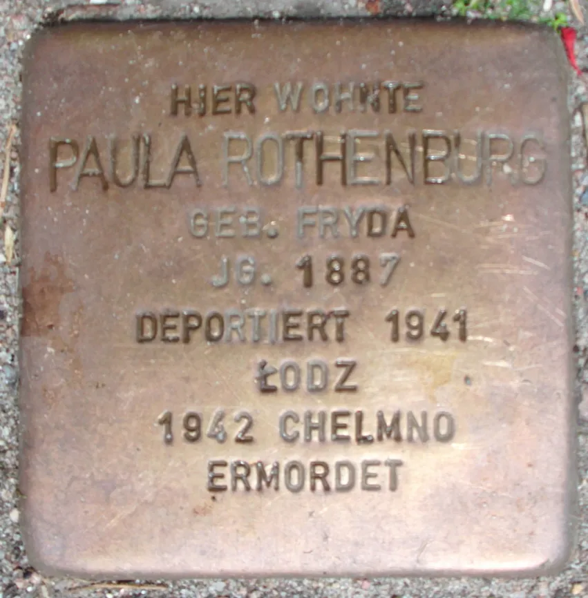 Stolperstein für Paula Rothenburg