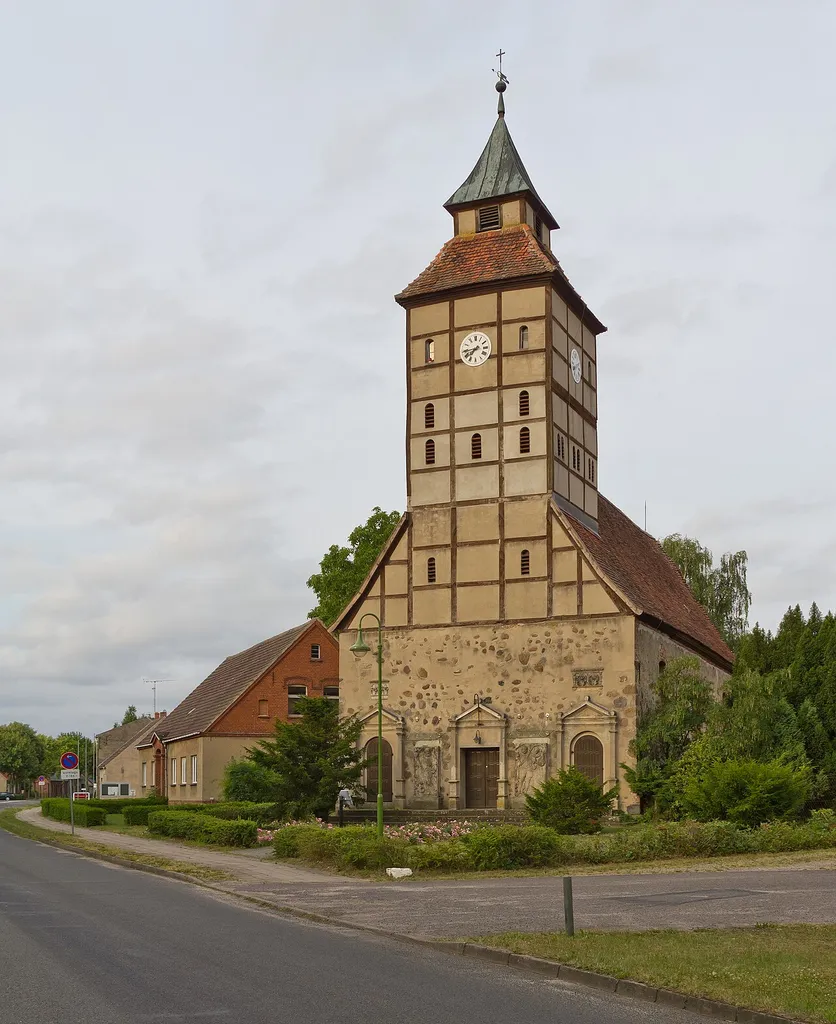 Church in Kletzke/Plattenburg, Brandenburg, Germany.