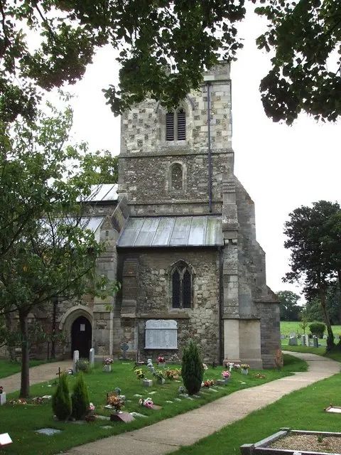 West tower of St Mary's parish church, Sundon, Bedfordshire, seen from the north