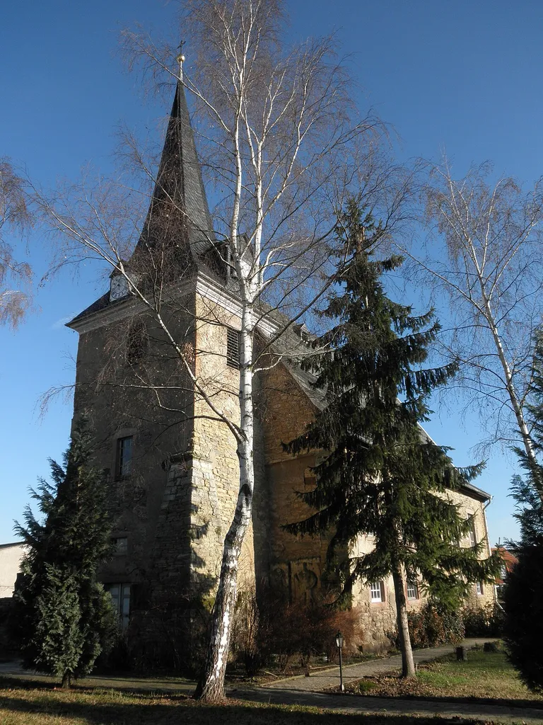 Church in Frohndorf (Sömmerda) in Thuringia