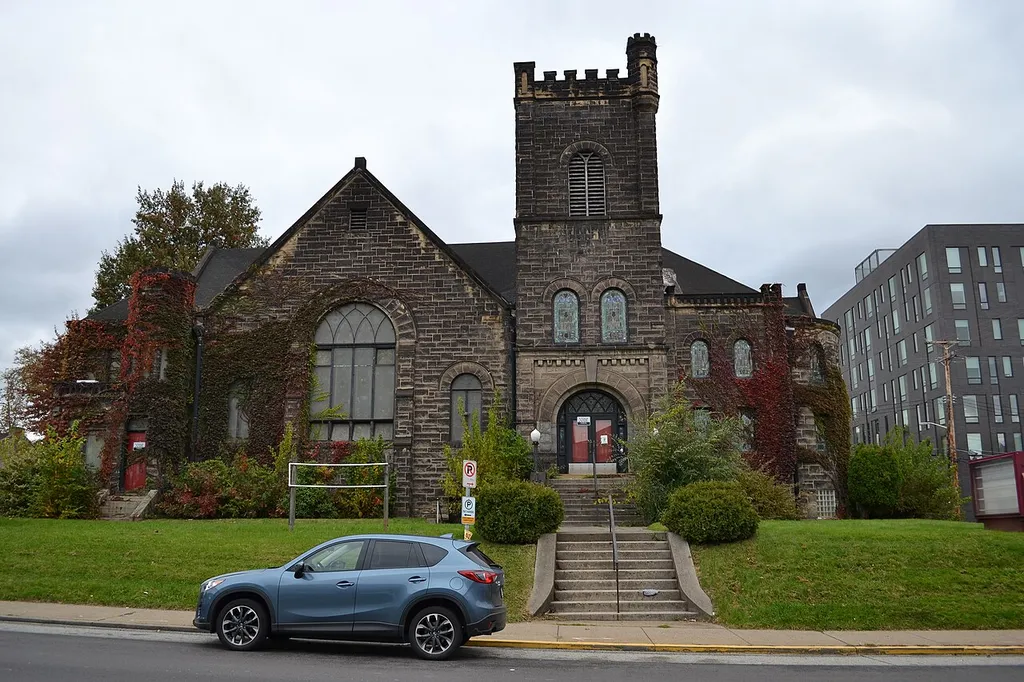 Albright United Methodist Church in Pittsburgh, Pennsylvania, USA