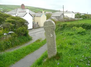 Forrabury Cross, 40m SSW of Forrabury church