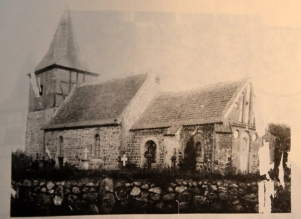 Kirche zu Bexhövede im Jahr 1895