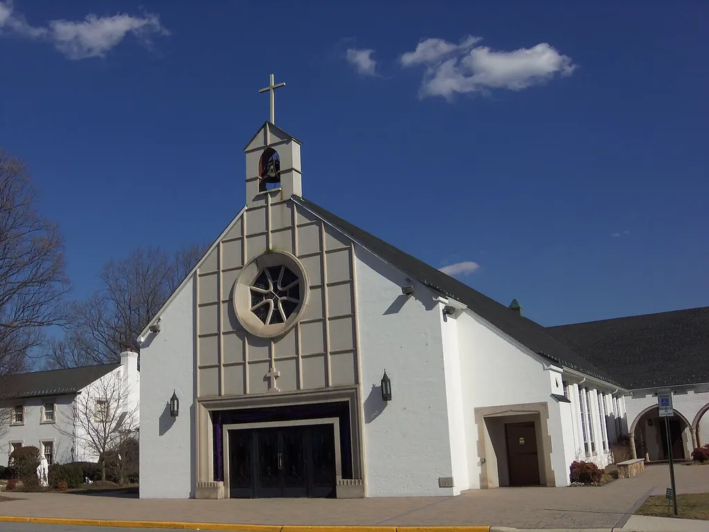 St. John the Baptist Catholic Church on New Hampshire Avenue in Silver Spring, Maryland.