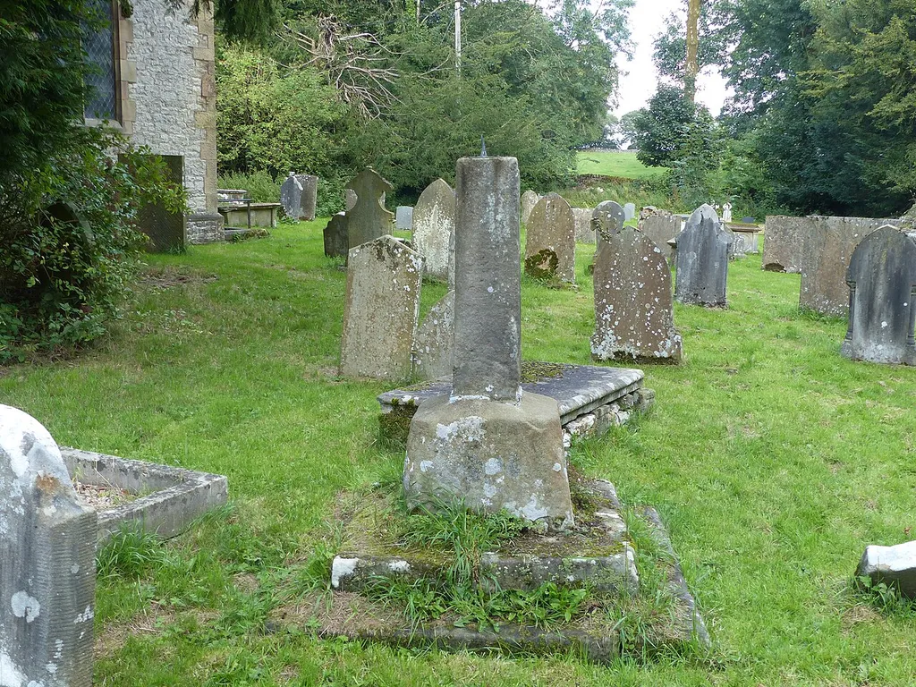 Former village cross in St Margaret's Churchyard: Grade II listed building in Wormhill, Derbyshire. .mw-parser-output .messagebox{margin:4px 0;width:auto;border-collapse:collapse;border:2px solid var(--border-color-progressive,#6485d1);background-color:var(--background-color-neutral-subtle,#fbfcff);color:var(--color-base,#202122);box-sizing:border-box;border-inline-start-width:8px}.mw-parser-output .messagebox.mbox-small{font-size:88%;line-height:1.25em}.mw-parser-output .mbox-warning,.mw-parser-output .mbox-speedy{border:2px solid var(--border-color-error,#b22222);background:var(--background-color-error-subtle,#ffdbdb);border-inline-start-width:8px}.mw-parser-output .mbox-serious,.mw-parser-output .mbox-delete,.mw-parser-output .mbox-stop{border:2px solid var(--border-color-error,#b22222);border-inline-start-width:8px}.mw-parser-output .mbox-issue,.mw-parser-output .mbox-content{border:2px solid #f28500;background:var(--background-color-warning-subtle,#ffe);border-inline-start-width:8px}.mw-parser-output .mbox-query,.mw-parser-output .mbox-style{border:2px solid #f4c430;background:var(--background-color-warning-subtle,#ffe);border-inline-start-width:8px}.mw-parser-output .mbox-shit{border:2px solid #960;border-inline-start-width:8px}.mw-parser-output .mbox-license{border:2px solid #88a;border-inline-start-width:initial}.mw-parser-output .mbox-legal{border:2px solid var(--border-color-notice,#666);background:var(--background-color-base,#fff);border-inline-start-width:8px}.mw-parser-output .mbox-honor{border:2px solid #ca3;background:var(--background-color-warning-subtle,#fcf4db);border-inline-start-width:8px}.mw-parser-output .mbox-growth{border:2px solid #8d4;background:var(--background-color-success-subtle,#d5fdf4);border-inline-start-width:8px}.mw-parser-output .mbox-move{border:2px solid #93c;border-inline-start-width:8px}.mw-parser-output .mbox-protection,.mw-parser-output .mbox-message{border:2px solid var(--border-color-base,#aaa);border-inline-start-width:8p