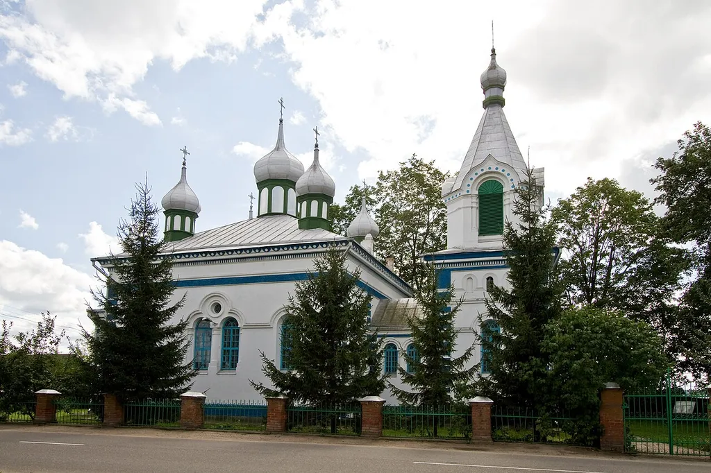 Church of the Dormition in Brasłaŭ. Viciebsk province, Belarus.