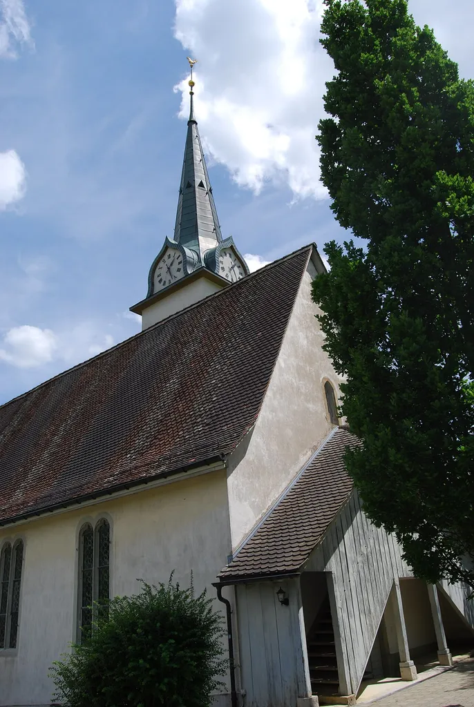 Protestant church of Langenbruck, canton of Basel-Country, Switzerland