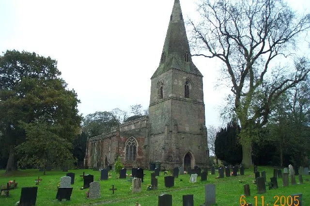 St Leonard's parish church, Misterton, Leicestershire, seen from the northwest