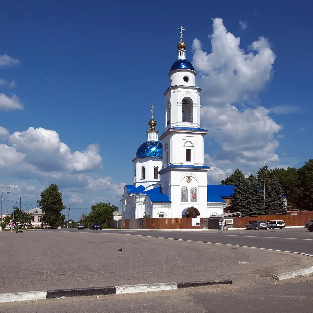 Church of the Kazan Icon in Maloyaroslavets (Kaluga Oblast, Russia).