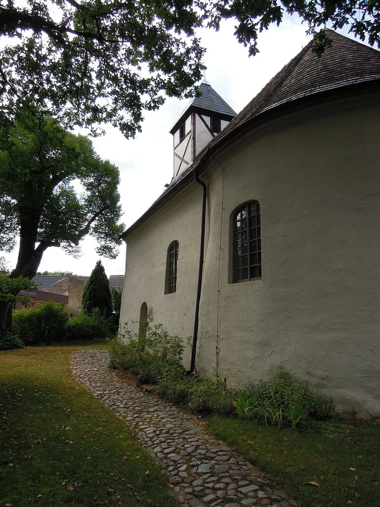 Flämingkirche Braunsdorf -Südostansicht hochkant- August 2020