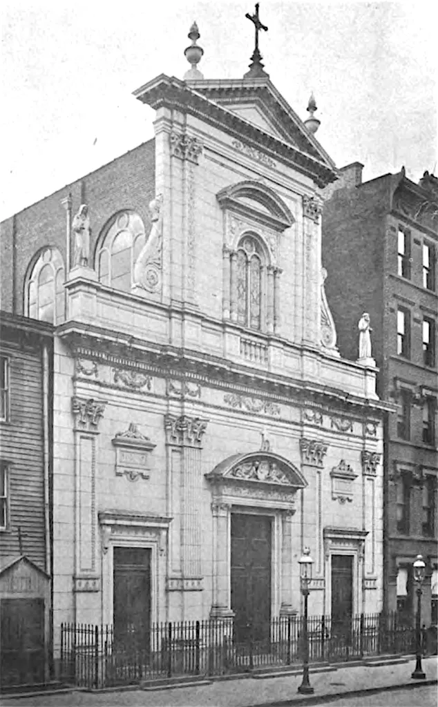 St. Clare's Italian Catholic Church, 436 West 36th Street, New York, N.Y. (now demolished)