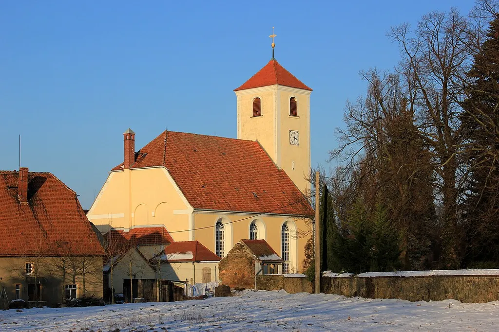 Ewangelska cyrkej w Poršicach.