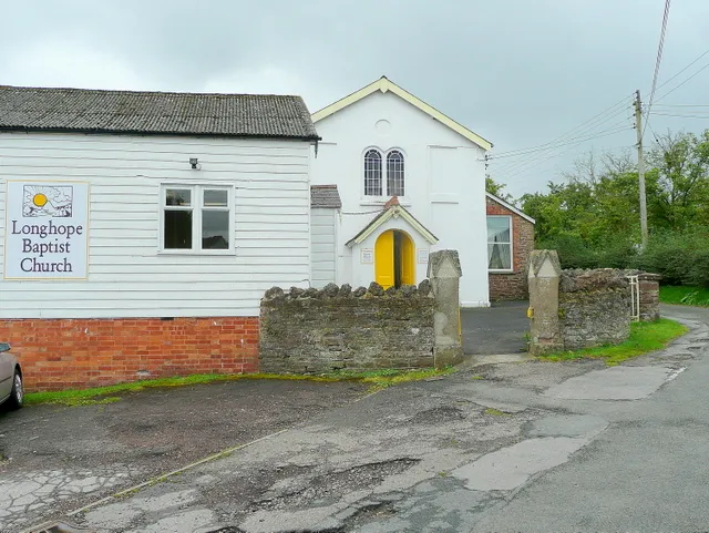Longhope Baptist Church Situated south of the A4136 to the east of the village on the hill between Longhope and Little London.