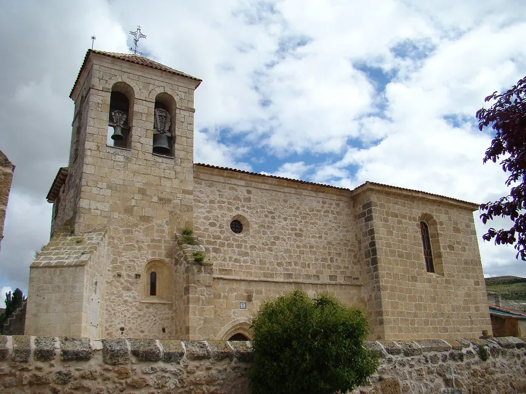 Olmos de Peñafiel provincia de Valladolid, España. Iglesia de Santa Engracia.