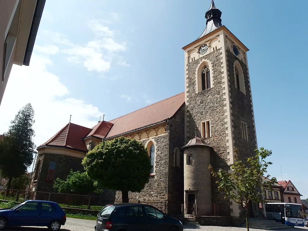 Proseč, Chrudim District, Czech Republic. Church of Saint Nicholas.