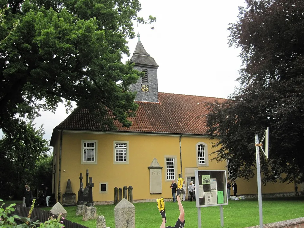 Lenthe, a small village, now part of Gehrden, Germany, with “Church of 10000 Knights”
