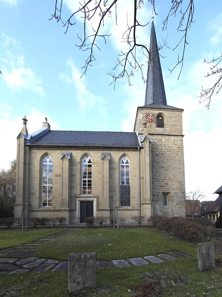 Evangelisch-lutherische Pfarrkirche in (Bad Rodach-) Elsa in Oberfranken