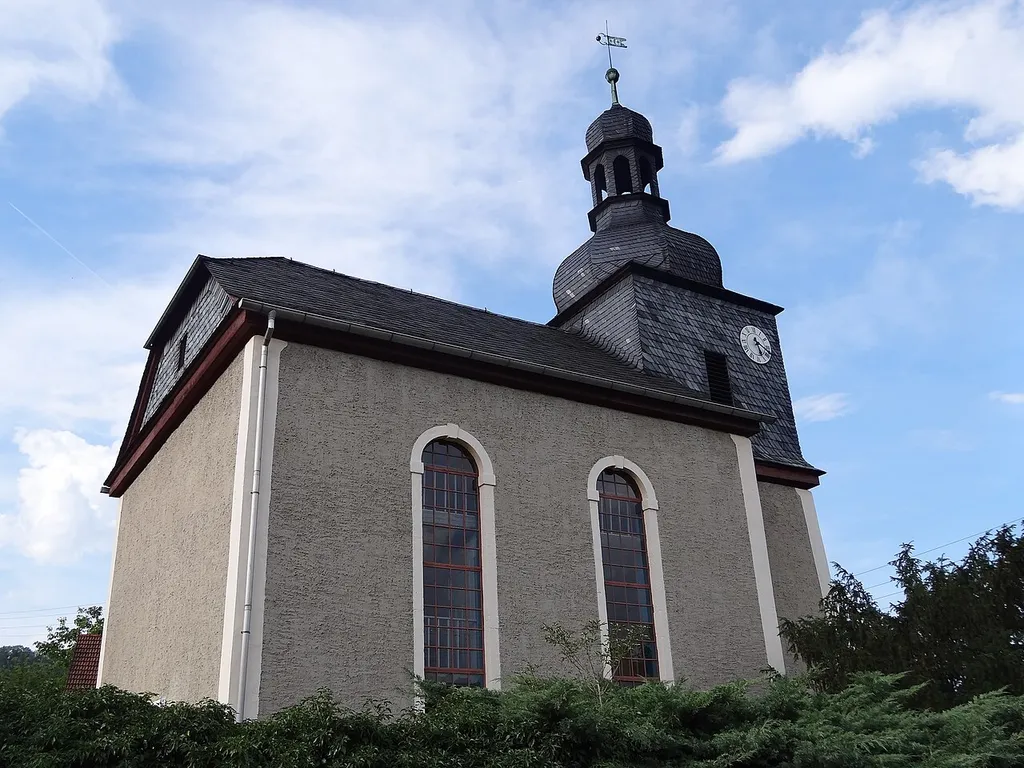 Church in Fischersdorf, Kaulsdorf, Thuringia, Germany