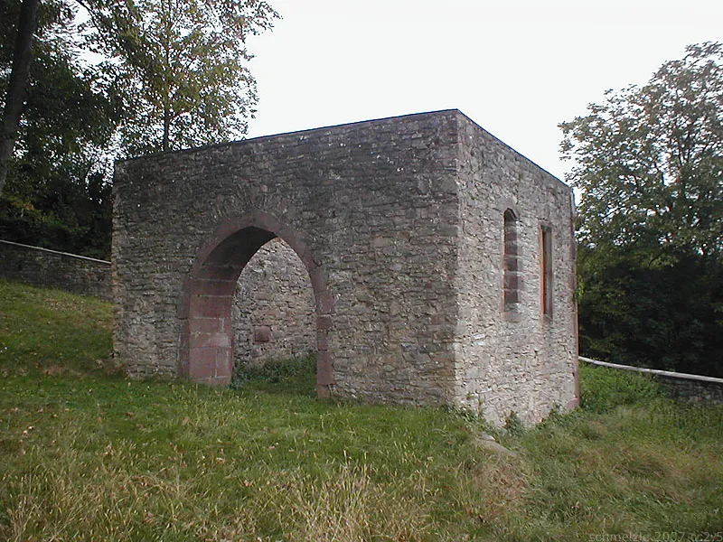 Ruine der alten Martinskirche in Meckesheim, Baden-Württemberg, Deutschland