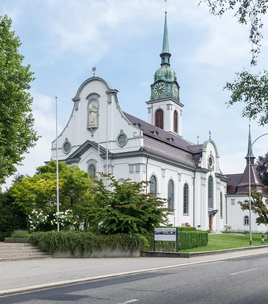 Catholic Church of St. John the Baptist in Weinfelden, Canton of Thurgau, Switzerland. Built 1903.