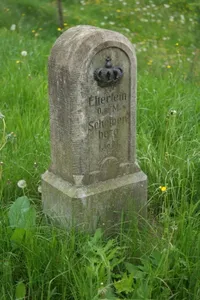 Royal Saxon milestone Burgstädtel