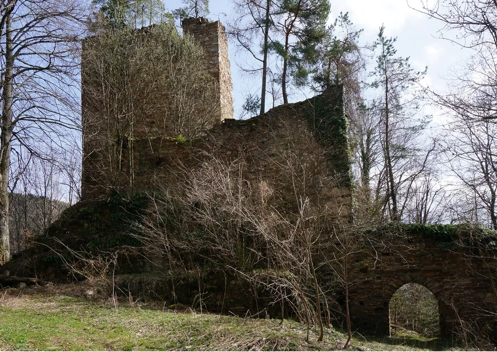 castle ruin Hartneidstein, Eitweg, municipality Sankt Andrä Carinthia, Austria EU