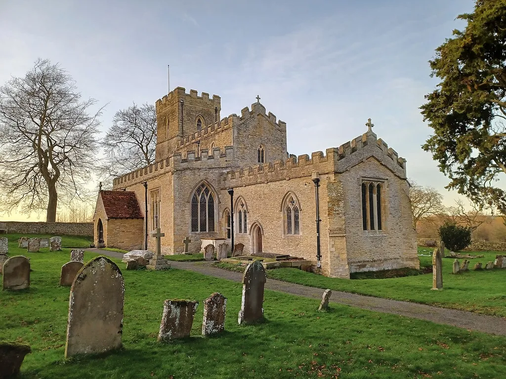 St. Mary the Virgin's Church, Clifton Reynes, Buckinghamshire, England. 12-13th century and later, Grade I listed.